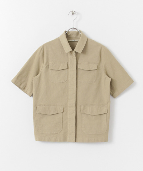 URBAN RESEARCH Sonny Label（アーバンリサーチサニーレーベル）の「Sonny Label  サファリシャツジャケット（シャツ/ブラウス・レディース・ベージュ/カーキ・FREE）」の13枚目の写真