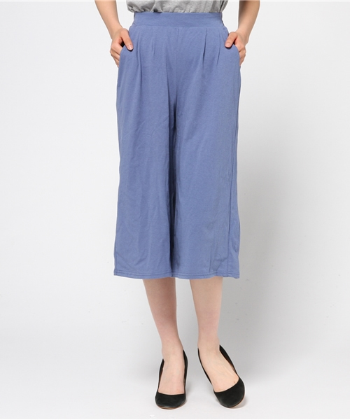 Denime（ドゥニーム）の「カットガウチョパンツ（その他パンツ・レディース・グレー/ネイビー/ブラック・FREE）」の3枚目の写真