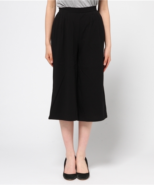 Denime（ドゥニーム）の「カットガウチョパンツ（その他パンツ・レディース・グレー/ネイビー/ブラック・FREE）」の4枚目の写真