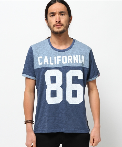 RODEO CROWNS WIDE BOWL(ロデオクラウンズワイドボウル)の「CA 86 フットボール Tシャツ(Tシャツ/カットソー・メンズ・ブルー/ダークブルー・X-LARGE/MEDIUM/LARGE)」の10枚目の写真