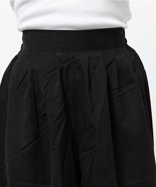 Re:EDIT（リエディ）の「ピーチスキンスカンツ/ガウチョ/ワイドパンツ[2016秋新作][リエディオリジナル][2016AW展示会][Re:EDIT/リエディ]（その他パンツ・レディース・ベージュ/オレンジ/キャメル/ブラック・LARGE/MEDIUM）」の7枚目の写真