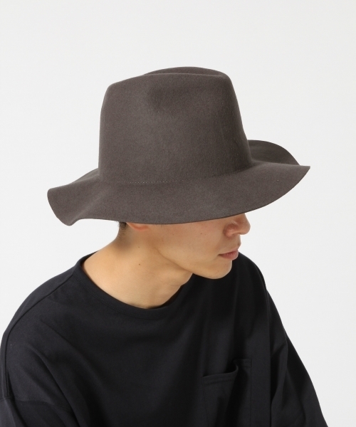 HARE（ハレ）の「フェルトHAT(HARE)（ハット・メンズ・グレー/ブラック/グレー系その他・FREE）」の11枚目の写真