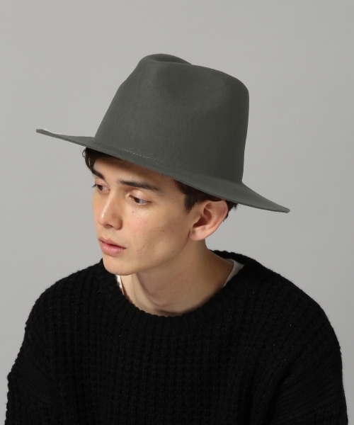 HARE（ハレ）の「フェルトHAT(HARE)（ハット・メンズ・グレー/ブラック/グレー系その他・FREE）」の12枚目の写真