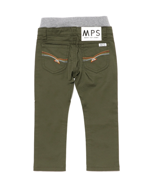 Right-on（ライトオン）の「【MPS】カラーレインボースキニー（その他パンツ・キッズ・オリーブ・120/100/130/110/140/90）」の2枚目の写真