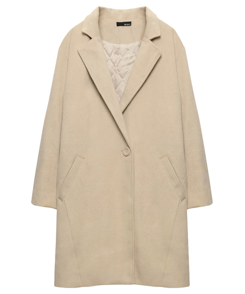 Re:EDIT（リエディ）の「選べる裏地付きあったかチェスターコート（チェスターコート・レディース・ベージュ/ダークグレー/ダークベージュ/キャメル/ライトグレー/タン/グレー/チャコールグレー/ダークブラック/ブラック/ピンクベージュ/ベージュ系その他/アッシュグレー/トップグレー・LARGE/MEDIUM）」の10枚目の写真