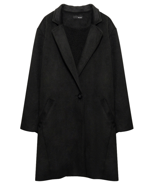 Re:EDIT（リエディ）の「選べる裏地付きあったかチェスターコート（チェスターコート・レディース・ベージュ/ダークグレー/ダークベージュ/キャメル/ライトグレー/タン/グレー/チャコールグレー/ダークブラック/ブラック/ピンクベージュ/ベージュ系その他/アッシュグレー/トップグレー・LARGE/MEDIUM）」の3枚目の写真