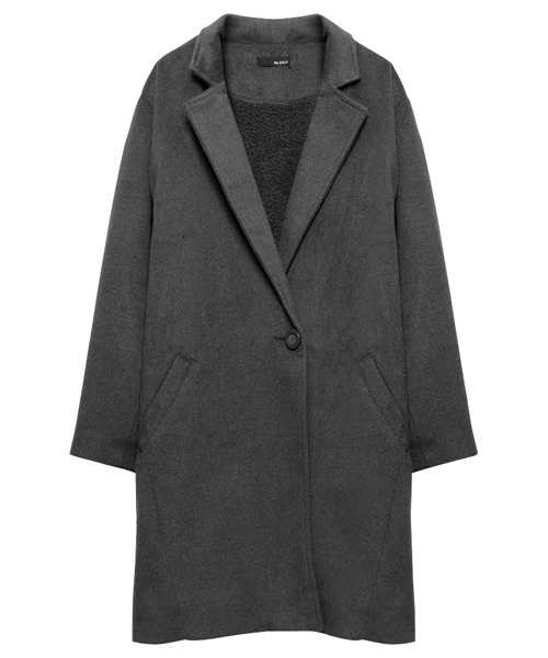 Re:EDIT（リエディ）の「選べる裏地付きあったかチェスターコート（チェスターコート・レディース・ベージュ/ダークグレー/ダークベージュ/キャメル/ライトグレー/タン/グレー/チャコールグレー/ダークブラック/ブラック/ピンクベージュ/ベージュ系その他/アッシュグレー/トップグレー・LARGE/MEDIUM）」の8枚目の写真