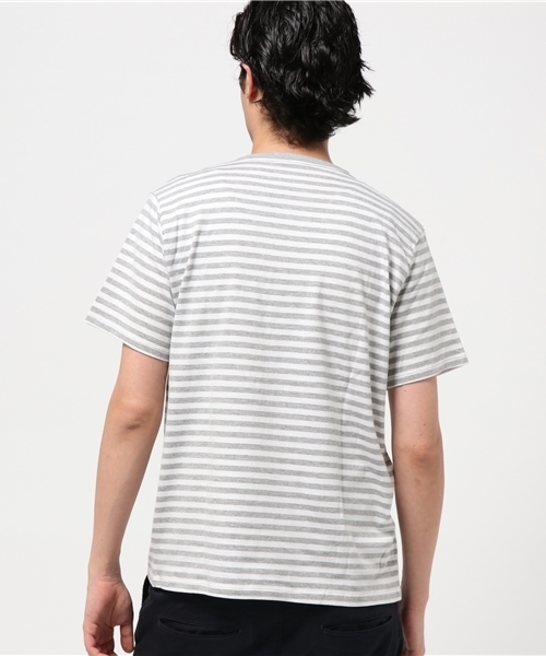 NANO universe(ナノユニバース)の「:24/-天竺ボーダークルーポケT(Tシャツ/カットソー・メンズ・その他1/その他3/その他2・LARGE/SMALL/X-LARGE/MEDIUM)」の5枚目の写真