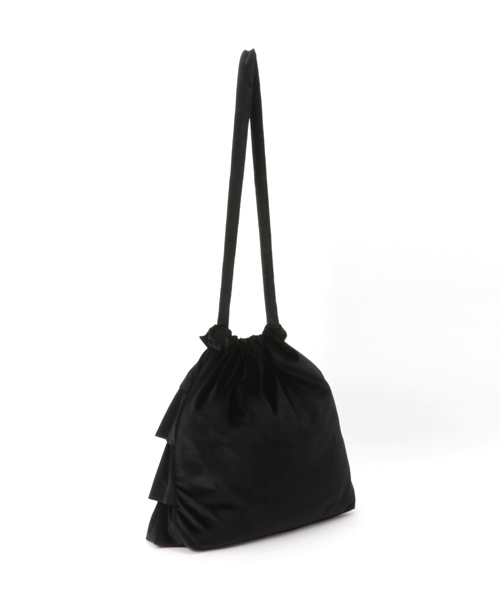 MERLOT（メルロー）の「ベロアティーアドバッグ2189（ショルダーバッグ・レディース・ブラック/ピンク/ベージュ/ブルー/ブラウン/イエロー・FREE）」の7枚目の写真