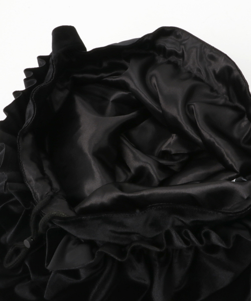 MERLOT（メルロー）の「ベロアティーアドバッグ2189（ショルダーバッグ・レディース・ブラック/ピンク/ベージュ/ブルー/ブラウン/イエロー・FREE）」の11枚目の写真