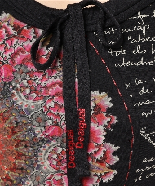 Desigual（デシグアル）の「「Desigual/デシグアル」Tシャツ（Tシャツ/カットソー・レディース・ブラック/グリーン系その他・SMALL/LARGE/X-LARGE/MEDIUM）」の6枚目の写真