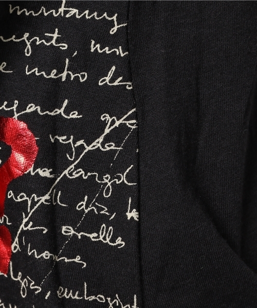 Desigual（デシグアル）の「「Desigual/デシグアル」Tシャツ（Tシャツ/カットソー・レディース・ブラック/グリーン系その他・SMALL/LARGE/X-LARGE/MEDIUM）」の7枚目の写真