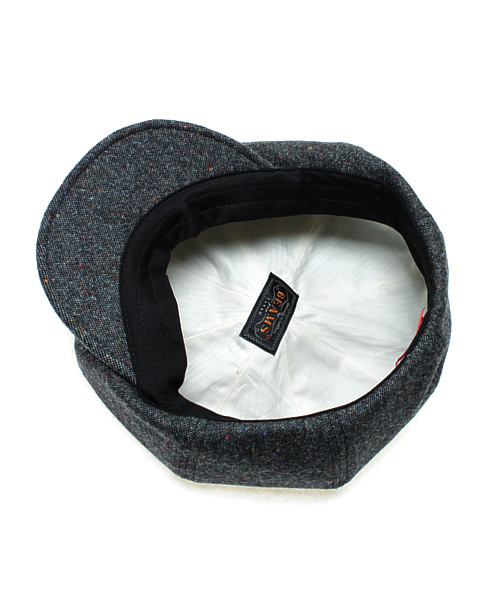 BEAMS PLUS（ビームスプラス）の「BEAMS PLUS / ネップツイードキャスケット（キャスケット・メンズ・チャコールグレー・ONE SIZE）」の6枚目の写真