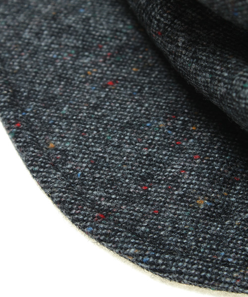 BEAMS PLUS（ビームスプラス）の「BEAMS PLUS / ネップツイードキャスケット（キャスケット・メンズ・チャコールグレー・ONE SIZE）」の5枚目の写真
