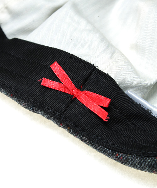 BEAMS PLUS（ビームスプラス）の「BEAMS PLUS / ネップツイードキャスケット（キャスケット・メンズ・チャコールグレー・ONE SIZE）」の4枚目の写真