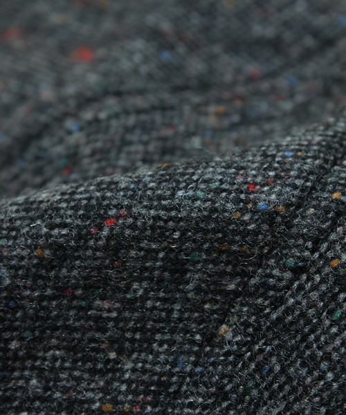 BEAMS PLUS（ビームスプラス）の「BEAMS PLUS / ネップツイードキャスケット（キャスケット・メンズ・チャコールグレー・ONE SIZE）」の3枚目の写真