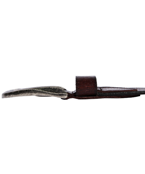 ８(eight)（エイト）の「カラーレザーバックルベルト 本革（ベルト・メンズ・キャメル/グリーン/ネイビー/ブラック/ワイン/ブラウン・FREE）」の20枚目の写真