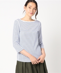 ジンジャー T/ コットンニット 七分袖