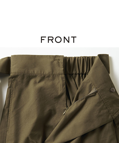 IEDIT（イディット）の「ＩＥＤＩＴ　ロングスカート感覚ではけるらくちんタイ風ワイドパンツ（その他パンツ・レディース・キャメル/カーキ・XX-LARGE/LARGE/X-LARGE/MEDIUM/NM/SMALL/NS/3T/2T）」の3枚目の写真