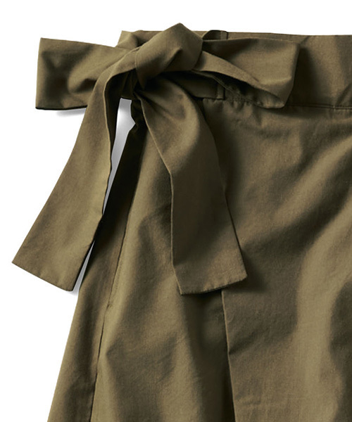 IEDIT（イディット）の「ＩＥＤＩＴ　ロングスカート感覚ではけるらくちんタイ風ワイドパンツ（その他パンツ・レディース・キャメル/カーキ・XX-LARGE/LARGE/X-LARGE/MEDIUM/NM/SMALL/NS/3T/2T）」の5枚目の写真