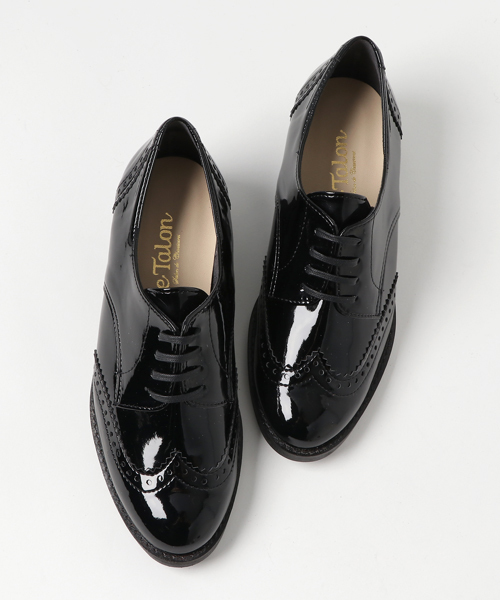 LE TALON(ルタロン)の「エナメルメダリオンオックス(その他シューズ・レディース・ブラック・25.5cm/22cm/23cm/24cm/24.5cm/23.5cm/21.5/25cm/22.5cm)」の3枚目の写真