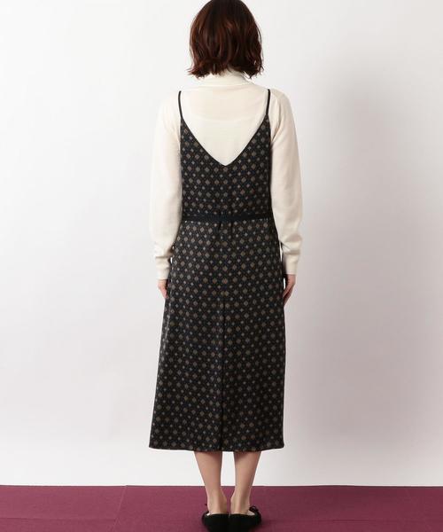 green label relaxing（グリーンレーベルリラクシング）の「CF モチーフプリント キャミワンピース ◆（ワンピース・レディース・レッド/ネイビー・FREE）」の3枚目の写真