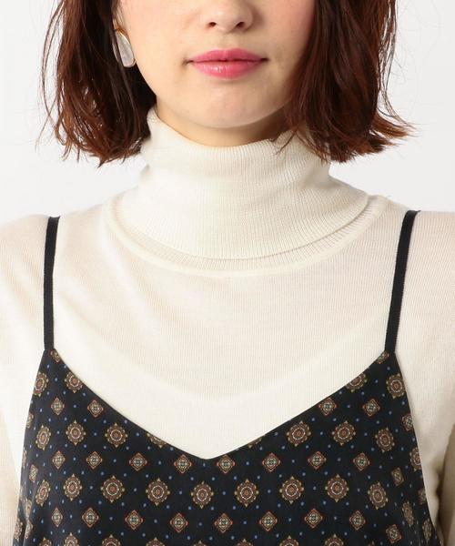 green label relaxing（グリーンレーベルリラクシング）の「CF モチーフプリント キャミワンピース ◆（ワンピース・レディース・レッド/ネイビー・FREE）」の10枚目の写真