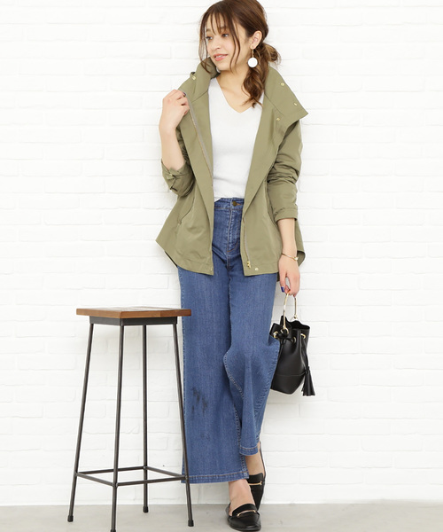 N.（N. Natural Beauty Basic）（エヌエヌナチュラルビューティーベーシック）の「◆マウンテンパーカー（マウンテンパーカー・レディース・ベージュ/ネイビー/カーキ・MEDIUM）」の5枚目の写真