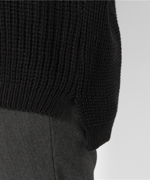 WHO'S WHO gallery（フーズフーギャラリー）の「ローゲージビッグニット（ニット/セーター・レディース・ブラック/ホワイト/ピンク・FREE）」の10枚目の写真