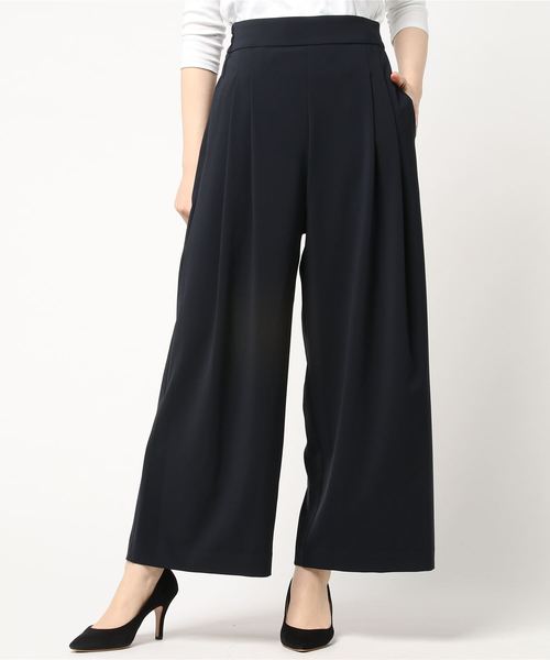 RIVE DROITE（リヴドロワ）の「ステファニーワイドパンツ（その他パンツ・レディース・ベージュ/ネイビー/オフホワイト・FREE）」の3枚目の写真