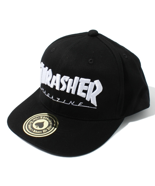 THRASHER(スラッシャー)の「WEGO/THRASHER BBキャップ(キャップ・レディース・ホワイト/ブラック/グレー/ゴールド・FREE)」の2枚目の写真