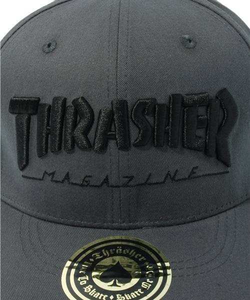 THRASHER(スラッシャー)の「WEGO/THRASHER BBキャップ(キャップ・レディース・ホワイト/ブラック/グレー/ゴールド・FREE)」の8枚目の写真