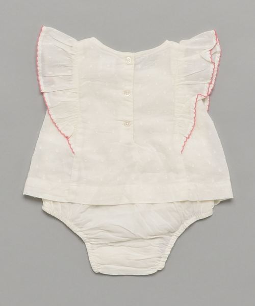 GAP（ギャップ）の「FT SMOCKED BD（ロンパース・キッズ・ホワイト系その他・50cm/60cm/70cm/80ｃｍ/90cm）」の2枚目の写真