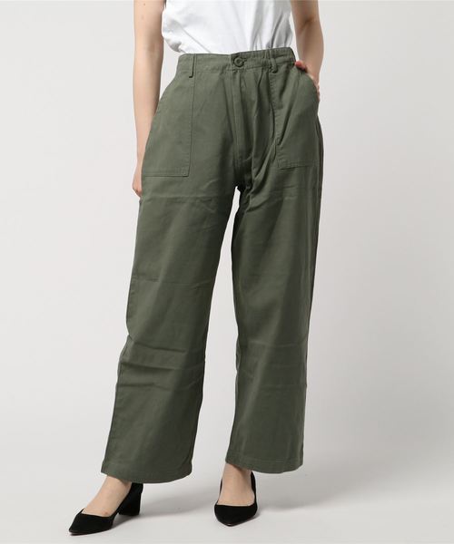 Coca コカ の シンプルストレートベイカーパンツ その他パンツ Wear