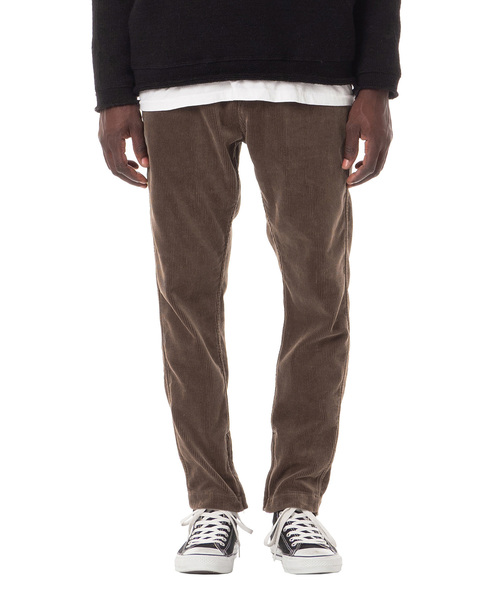 Sandinista（サンディニスタ）の「Cord Slim Zip Pants / コーデュロイ裾ジップスリムパンツ（その他パンツ・メンズ・ブラック/ブラウン/オリーブ・SMALL/MEDIUM/LARGE）」の2枚目の写真