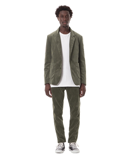 Sandinista（サンディニスタ）の「Cord Slim Zip Pants / コーデュロイ裾ジップスリムパンツ（その他パンツ・メンズ・ブラック/ブラウン/オリーブ・SMALL/MEDIUM/LARGE）」の15枚目の写真