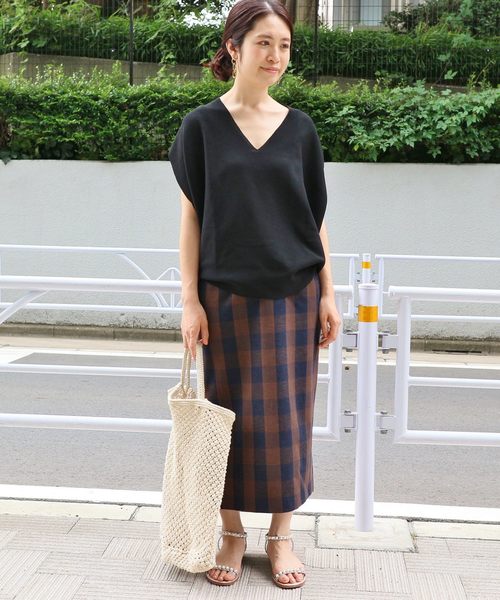 セール】ブロックチェックタイトスカート◇（スカート）｜IENA（イエナ