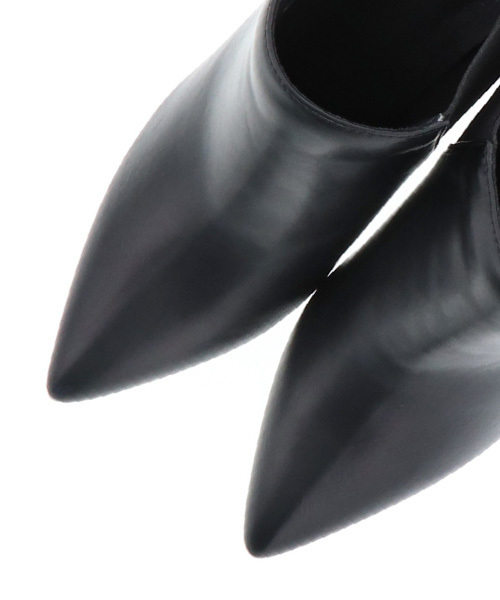 RANDA（ランダ）の「ポインテッドトゥサイドゴアブーティ（ブーツ・レディース・ブラック系その他/ワイン/ブラック系その他2・LL/SS/S/M/L）」の6枚目の写真