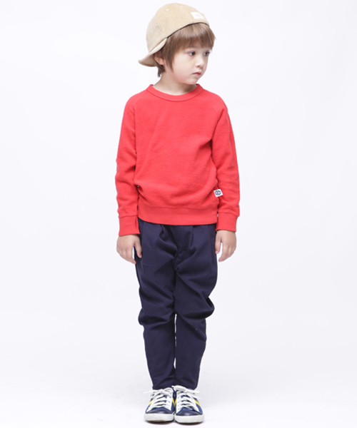 RUGGEDWORKS（ラゲッドワークス）の「ミニ裏毛起毛裏使いトレーナー（スウェット・キッズ・ライトブルー/レッド/ローズ/ブルー系その他4・80ｃｍ/90cm/110cm/100cm/120cm/130cm/140cm）」の7枚目の写真