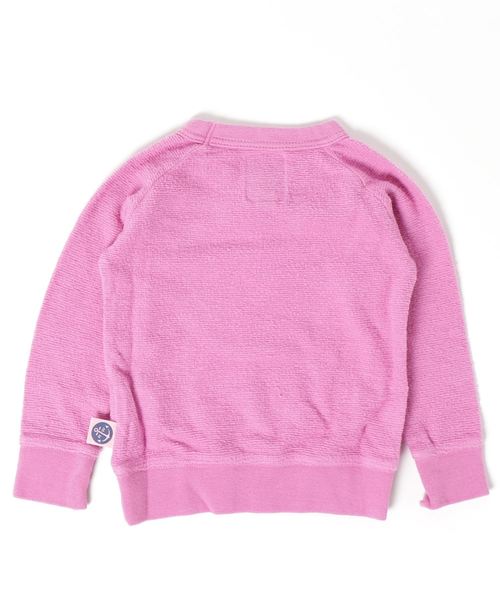 RUGGEDWORKS（ラゲッドワークス）の「ミニ裏毛起毛裏使いトレーナー（スウェット・キッズ・ライトブルー/レッド/ローズ/ブルー系その他4・80ｃｍ/90cm/110cm/100cm/120cm/130cm/140cm）」の5枚目の写真