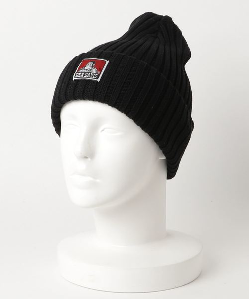BEN DAVIS(ベンデイビス)の「WEGO/BEN DAVIS コットンニットキャップ(ニットキャップ/ビーニー・メンズ・ブラック/ネイビー/グレー/ブラック系その他/ワイン・FREE)」の2枚目の写真