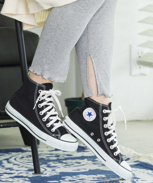 WEGO（ウィゴー）の「WEGO/テレコリブレギンス（レギンス/スパッツ・レディース・ブラック/アイボリー/杢グレー/ライトベージュ・FREE）」の3枚目の写真