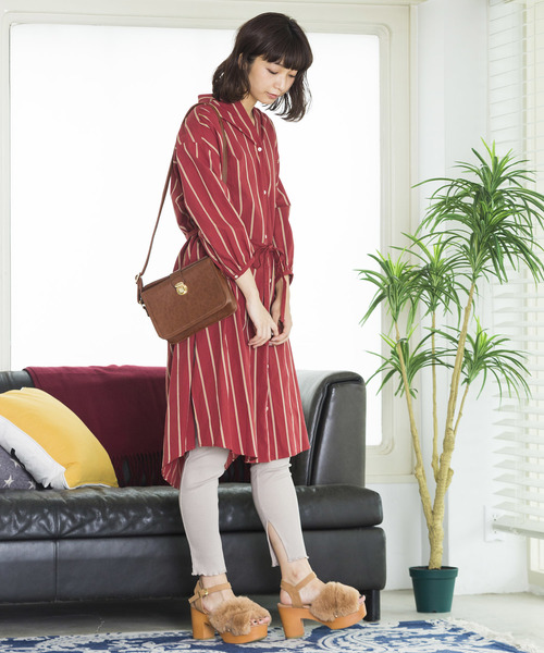 WEGO（ウィゴー）の「WEGO/テレコリブレギンス（レギンス/スパッツ・レディース・ブラック/アイボリー/杢グレー/ライトベージュ・FREE）」の19枚目の写真