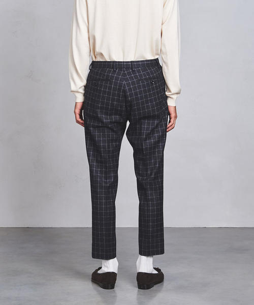 UNITED ARROWS（ユナイテッドアローズ）の「UASB ウィンドウペイン 1プリーツパンツ（その他パンツ・メンズ・ダークグレー/ネイビー・SMALL/MEDIUM/LARGE/X-LARGE）」の8枚目の写真