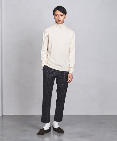 UNITED ARROWS（ユナイテッドアローズ）の「UASB ウィンドウペイン 1プリーツパンツ（その他パンツ・メンズ・ダークグレー/ネイビー・SMALL/MEDIUM/LARGE/X-LARGE）」の11枚目の写真