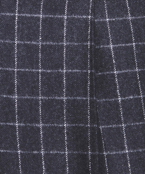 UNITED ARROWS（ユナイテッドアローズ）の「UASB ウィンドウペイン 1プリーツパンツ（その他パンツ・メンズ・ダークグレー/ネイビー・SMALL/MEDIUM/LARGE/X-LARGE）」の6枚目の写真