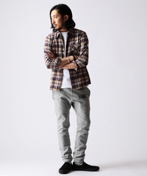 BEAMS（ビームス）の「□BEAMS / ビッグポケット タイトチェックシャツ　（シャツ/ブラウス・メンズ・ベージュ/レッド/ネイビー・SMALL/MEDIUM/LARGE/X-LARGE）」の19枚目の写真