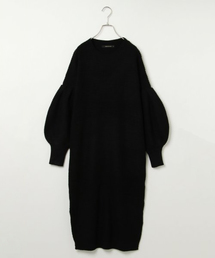 ワッフルニットワンピース