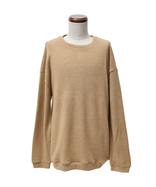 MinoriTY（マイノリティ）の「ニットトレーナー（スウェット・メンズ・ブラック/ベージュ/ネイビー/ブラウン/ピンク/ワイン・M/L）」の17枚目の写真