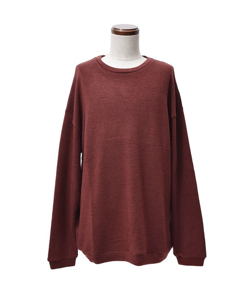 MinoriTY（マイノリティ）の「ニットトレーナー（スウェット・メンズ・ブラック/ベージュ/ネイビー/ブラウン/ピンク/ワイン・M/L）」の20枚目の写真